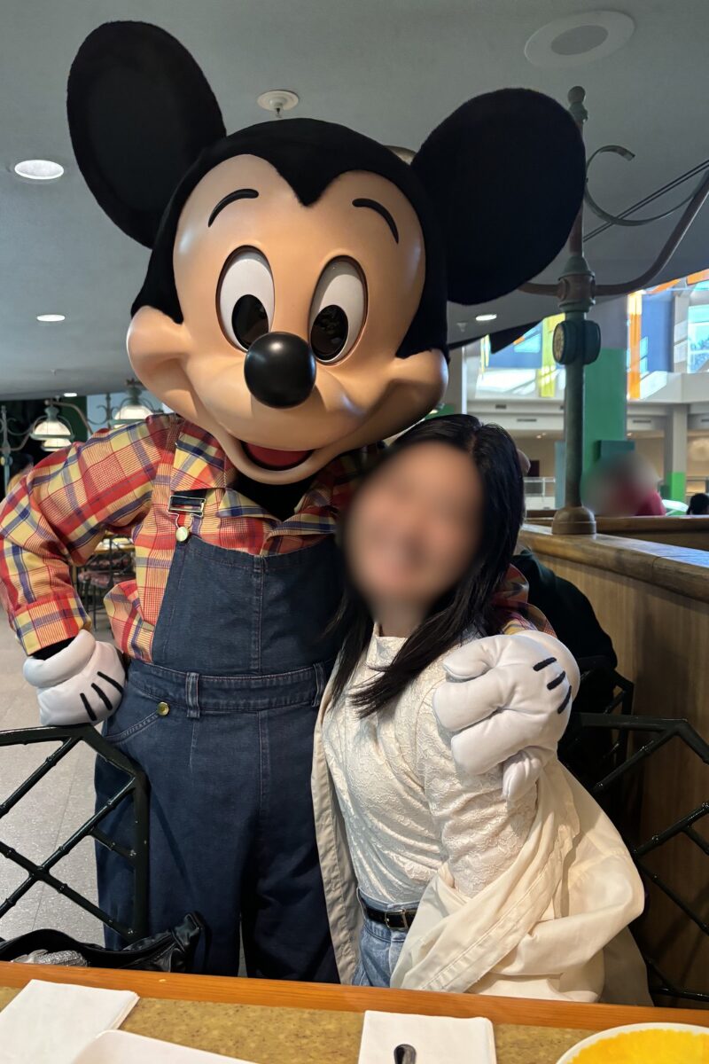 Garden Grill Restaurantの農夫ミッキー